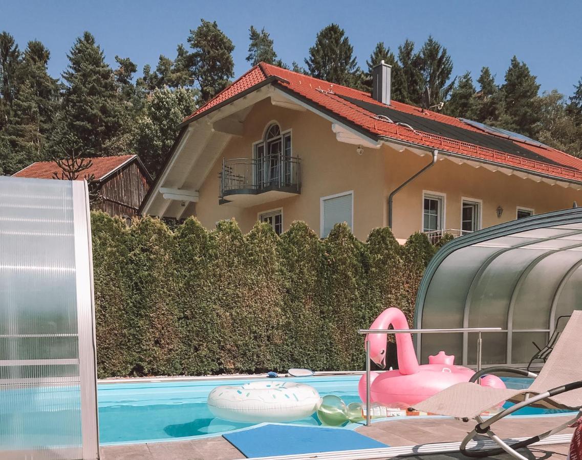 Apartamento Panorama-Residenz, Mit Pool Kötzting Exterior foto